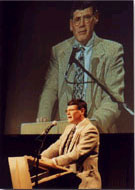 Peter E. Murphy, poet, speaking at NJN